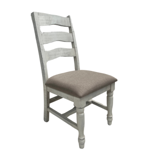 Rustic Ladder-Back Dining Chair