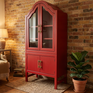 Outlaw Ridge Red Cabinet
