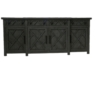 San Marcos 4-Door Sideboard – Grove Green Finish